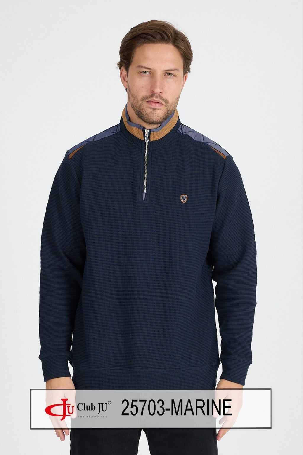 Polo maille fermeture