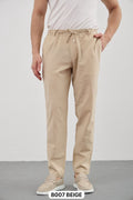Pantalon beige décontracté